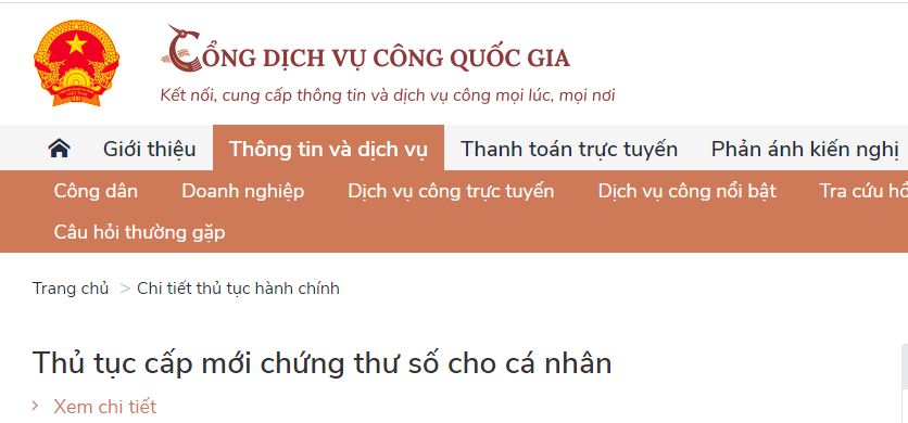 cap moi chung thu so